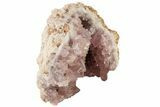 2.5" Beautiful, Pink Amethyst Geode Section - Argentina - #195358-2